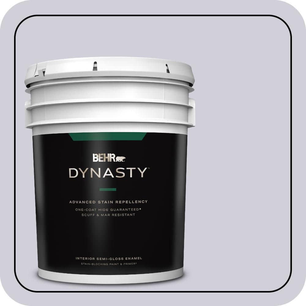 5 gal. #660E-2 Purple Essence Semi-Gloss Enamel Interior Stain-Blocking Paint & Primer price history on PriceWatchPro