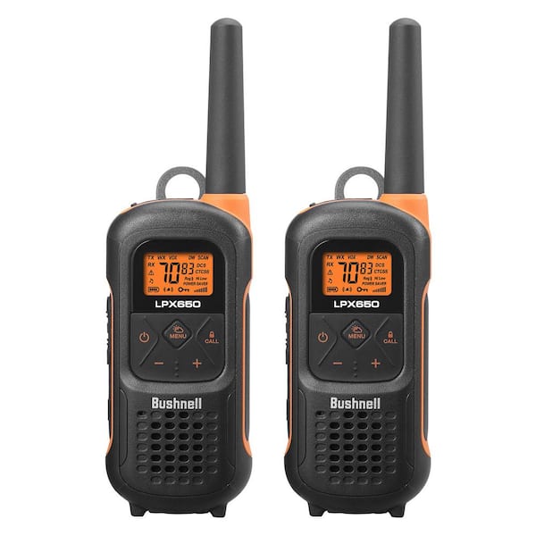 Bushnell 2-Watt Power 42 mile Range Floating 2-Way Radio (2-Pack) with Dock Charger