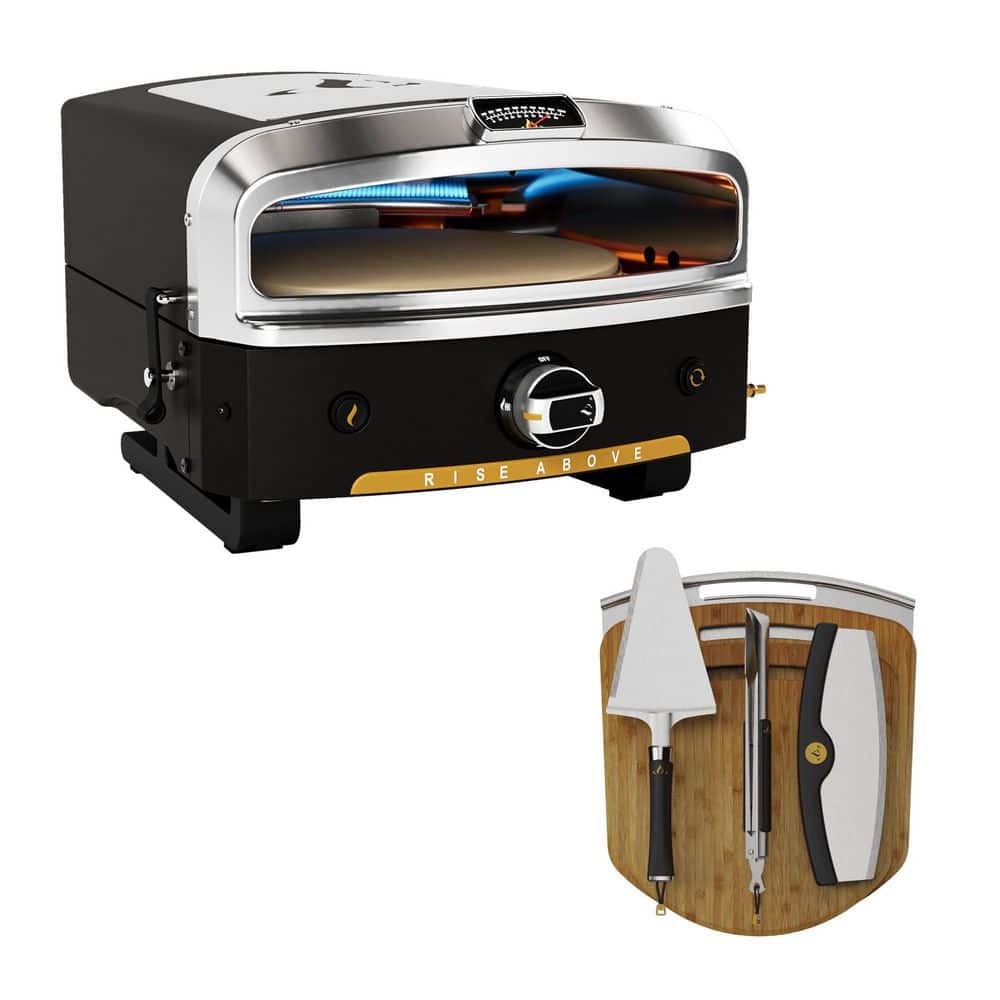 Versa16 Dual-Burner Propane Outdoor Pizza Oven Combo (Oven with Peel Kit)