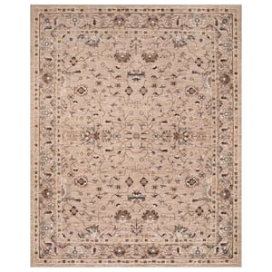 Cashmere Taupe 5 ft. x 8 ft. Traditional Area Rug
