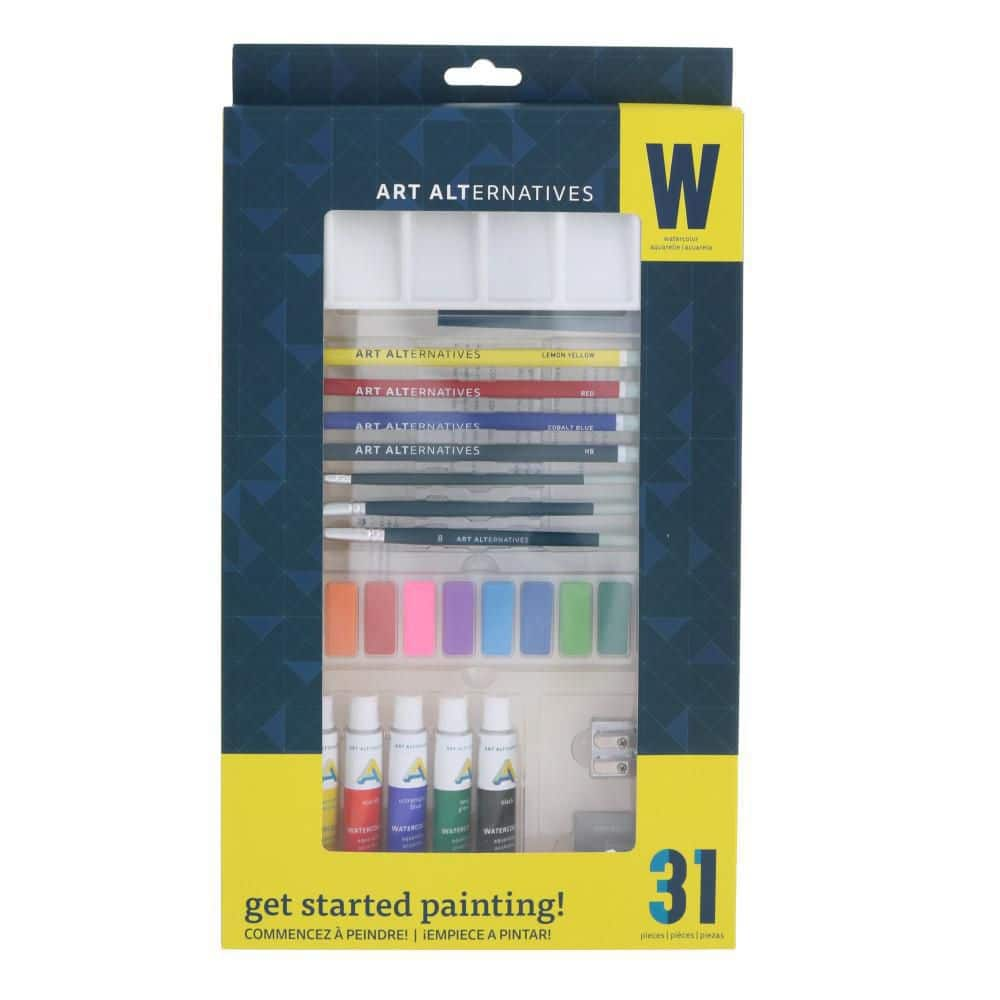 Art Alternatives Get Started Watercolor Set (31-Piece) 21A-WS031-01 ...