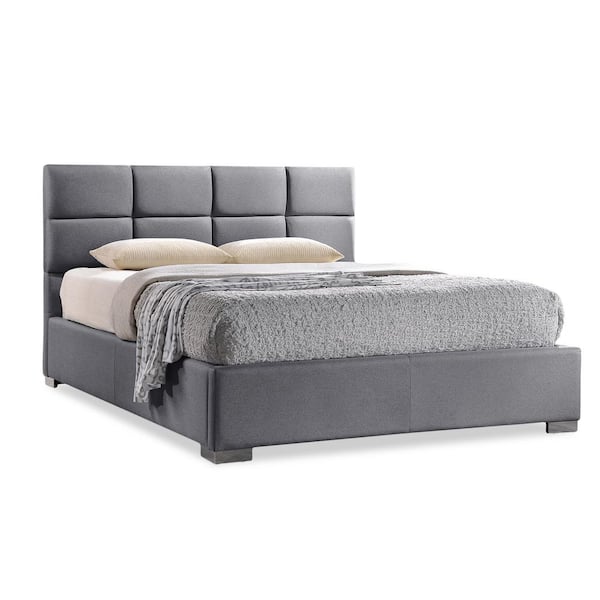 Baxton Studio Sophie Gray Full Upholstered Bed