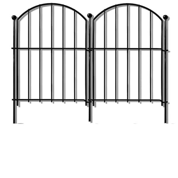 Decorative Garden Fence 32"(H) x 24'(L), 10 Pack No-Dig Fence Animal Fence for Yard Patio Outdoor Decoration Metal