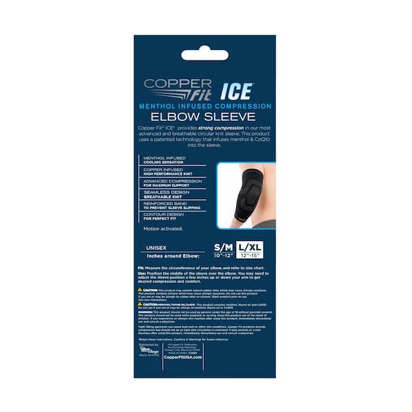  Copper Fit Unisex Adult ICE Elbow Compression Sleeve