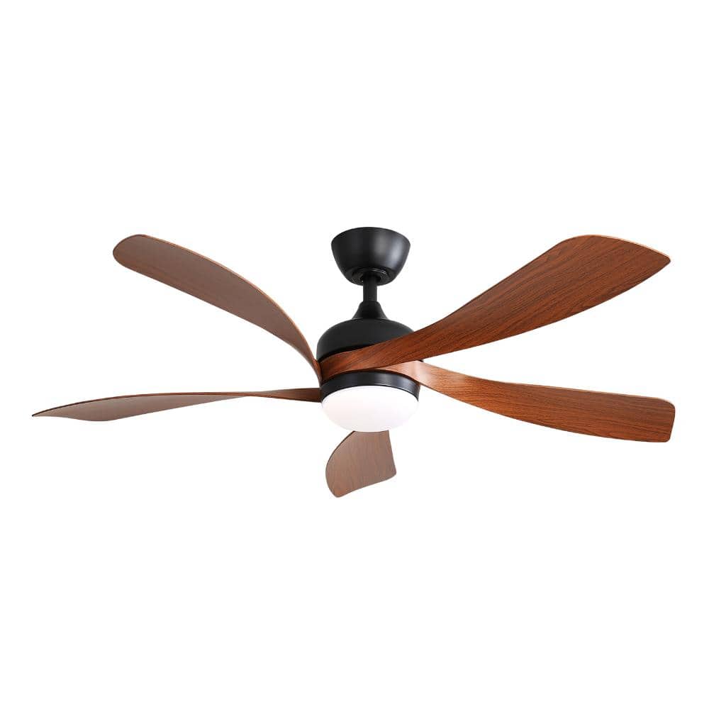 52 Inch Indoor Ceiling Fan With 3 Color Dimmable LED 5 ABS Blades Remote Control Reversible DC Motor price history on PriceWatchPro