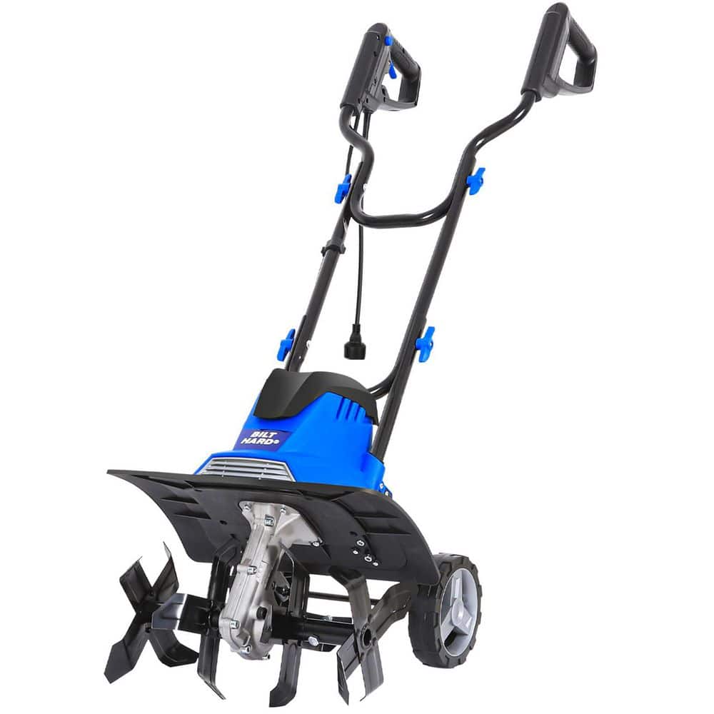 14 in. 10 Amp Electric Garden Tiller Cultivator with Foldable Handle and Adjustable Wheels price history on PriceWatchPro