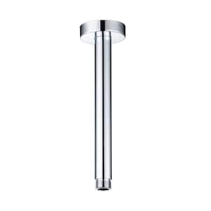 8 in. 200 mm Round Ceiling Mount Shower Arm and Flange in Chrome