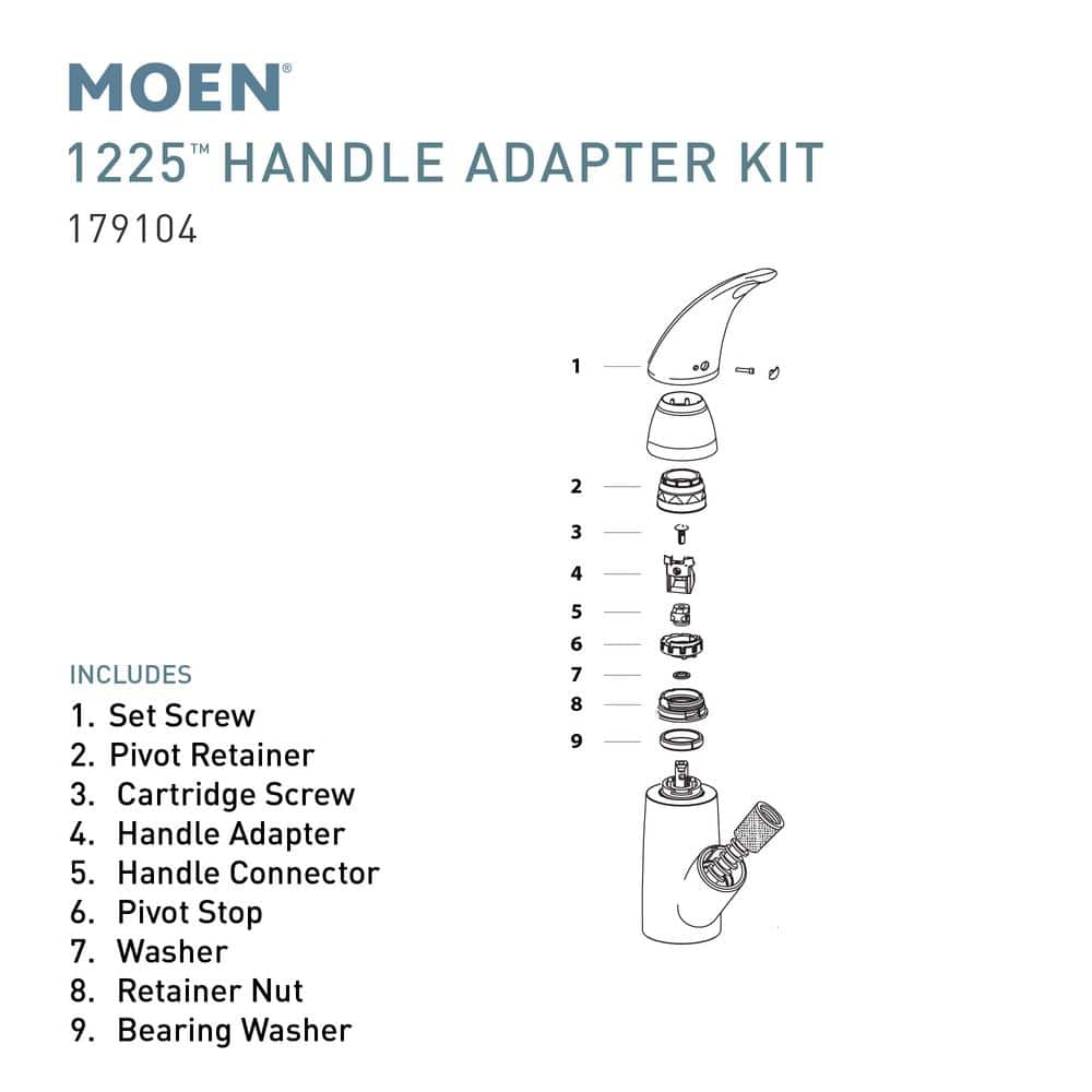 Moen Multicolor Kitchen Faucet Handle Adapter Kit