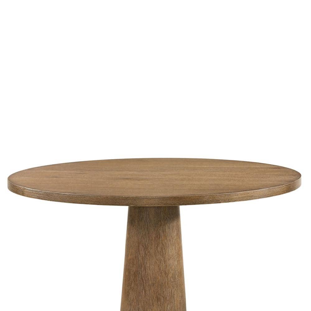 Rustic Reclaimed Wood 48" Round Dining Table in Salvaged Oak