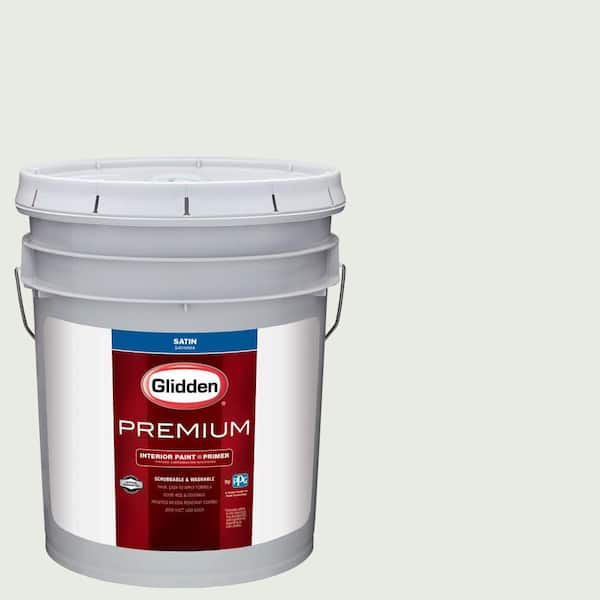 Glidden Premium 1 gal. #HDGCN15U Hint Of Green Semi-Gloss Interior ...