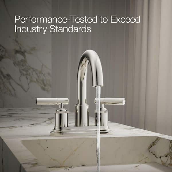 KOHLER Torrington 4 in. Centerset Double Handle Bathroom Faucet in