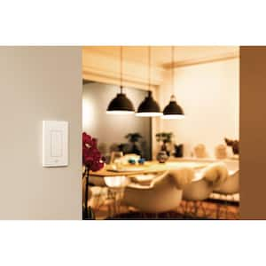 Light Switch - Connected Smart Wall Switch, works w/ Apple Home, Thread technology, Customizable Design (White)