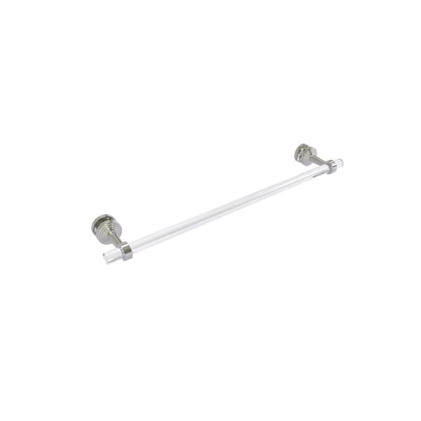 Allied Brass Pacific Beach Collection 24 in. Over-the-door Single Towel Bar in Satin Nickel