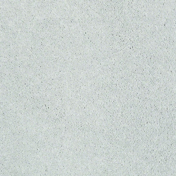 Brave Soul I - Sterling - Gray 15 ft. 34.7 oz. Polyester Texture Installed Carpet