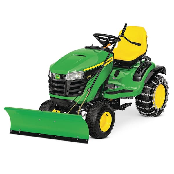 John Deere BUC11657 46 in. Front Blade Snow Attachment for 100 Series Tractors in Green - 3
