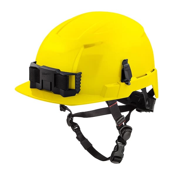 BOLT Yellow Type 2 Class E Front Brim Non-Vented Safety Helmet (2-Pack)