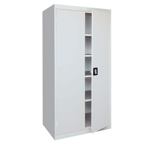 Sandusky Elite Series Steel Freestanding Garage Cabinet in Gray (36 in. W x 78 in. H x 24 in. D)