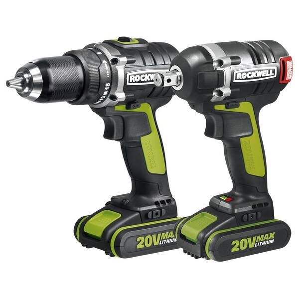 Rockwell 20-Volt Brushless Drill & Impact Wrench Combo Kit (2-Piece)