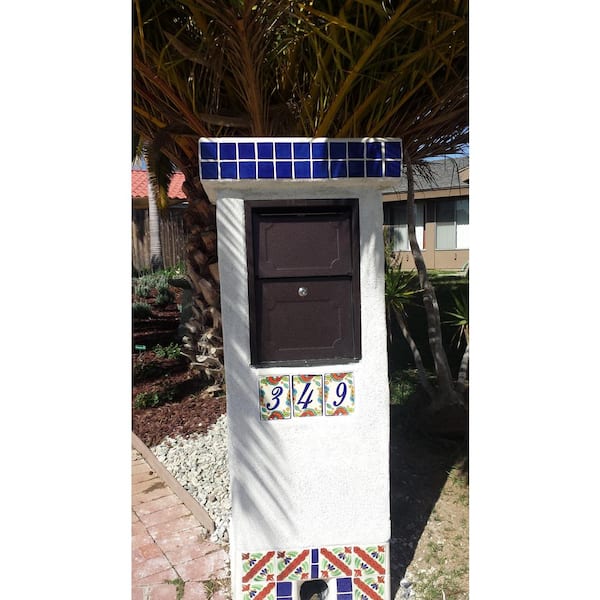 Weekend Away Vault Copper Vein Post/Column Mount Secure Mailbox Weekend Away Vault Copper Vein Post/Column Mount Secure Mailbox