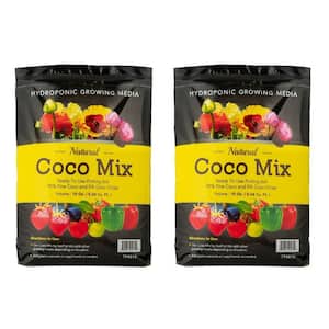 10 qt. Coco Fiber All Purpose Hydrated Potting Soil Mix for Indoor or Outdoor (2-Pack)