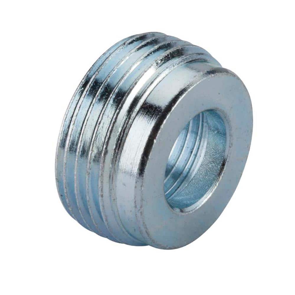3/4" To 1/2” Zinc Plated Steel Reducing Bushing 100 Lot 