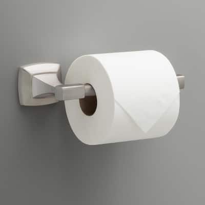 Portwood Pivoting Toilet Paper Holder in SpotShield Brushed Nickel