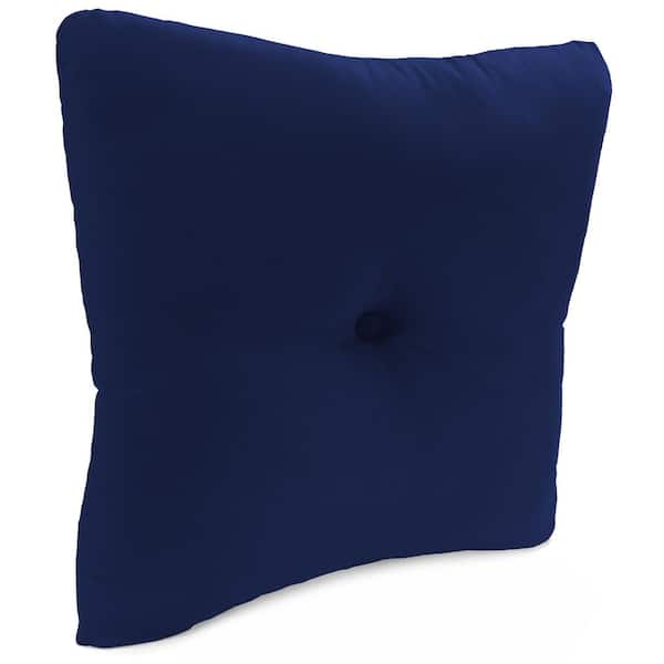 24 in. W x 23.5 in. H x 7 in. T Square Tufted Outdoor Chair Back Cushion
