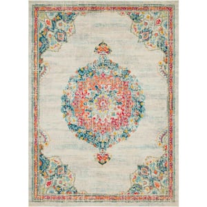 Penrose Alexis Ivory 9 ft. x 12 ft. Area Rug