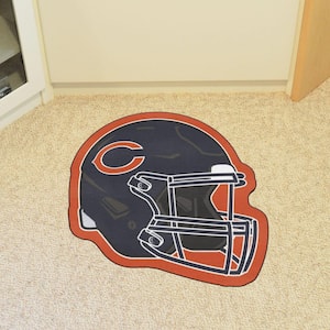 Chicago Bears Navy 3 ft. x 2 ft. Mascot Helmet Area Rug