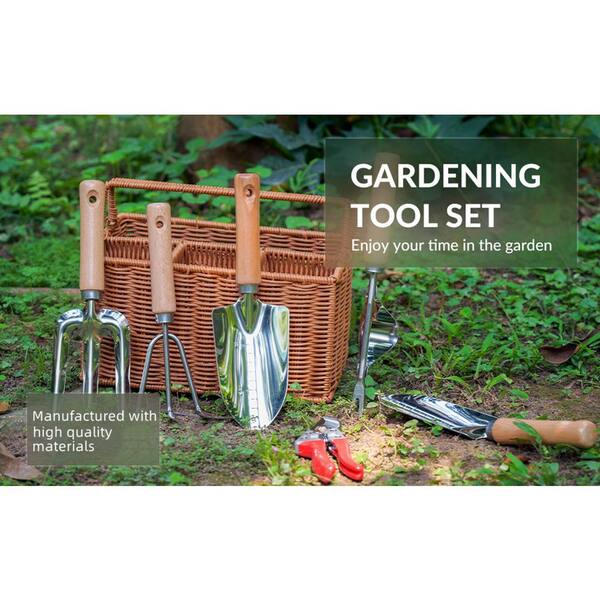Gardening Tools Heavy Duty Garden Tools Set of 8 Pieces 