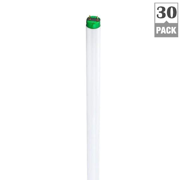 Philips 17-Watt 2 ft. T8 Alto II Linear Fluorescent Tube Light Bulb Neutral (3500K) (30-Pack)