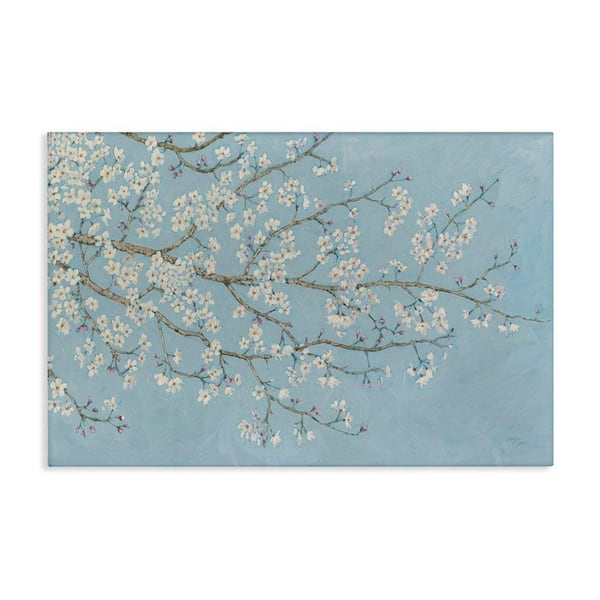 Delicate Apple Blossoms by Wellington Studio Unframed Nature Graphic Art Print 30 in. x 45 in.