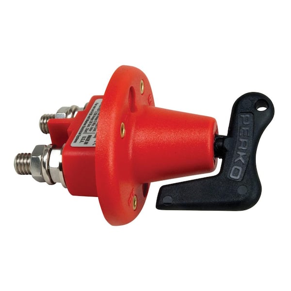 Perko Single Battery Selector Switch with Mounting Rings and Legs