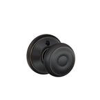 Schlage Georgian Aged Bronze Dummy Door Knob F170 V GEO 716 - The Home ...