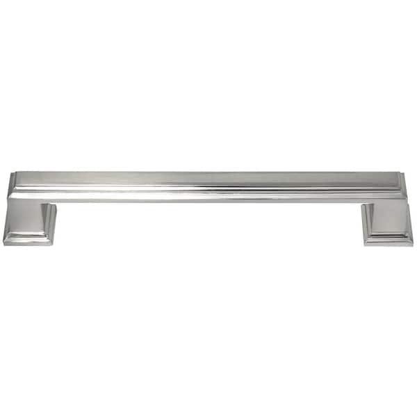 MNG Hardware Beacon Hill 11-5/16 in. Center-to-Center Satin Nickel Bar Pull Cabinet Pull