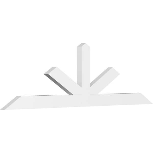 Ekena Millwork Saratoga 72 in. W x 21 in. H x 2 in. D Signature Polyurethane Bracket