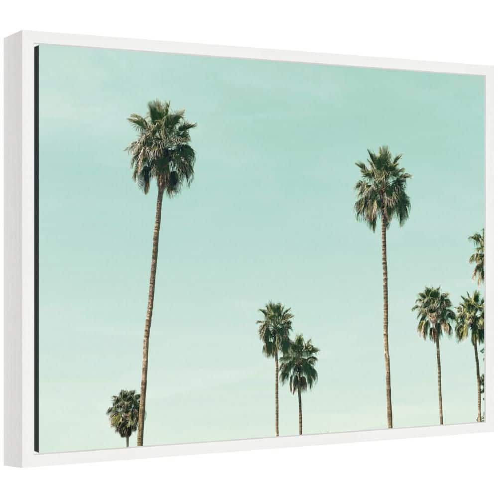 "Sylvie ""Palm Trees"" by Emiko and Mark Franzen F2 Images Beach Framed Canvas Art Print 18 in. x 24 in." price history on PriceWatchPro