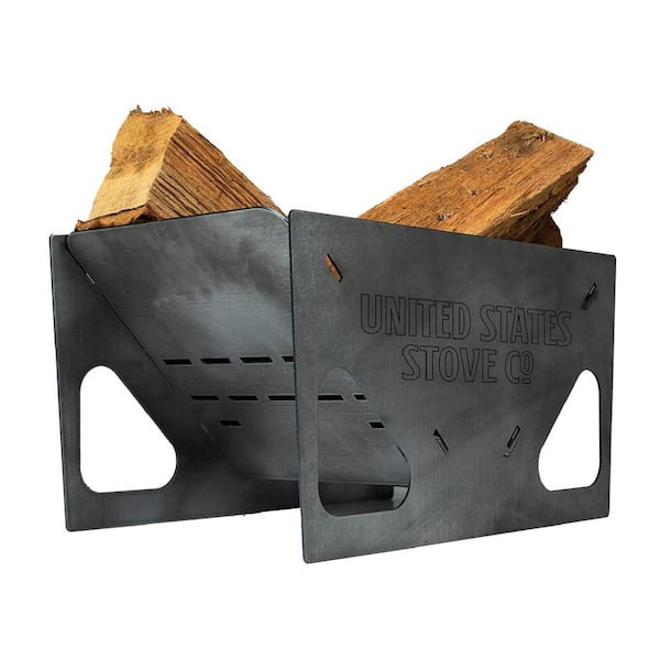 US Stove US19VP Portable Collapsible Rectangular Fire Pit