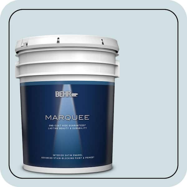 BEHR MARQUEE 5 gal. Home Decorators Collection #HDC-CT-16B Waterfall Satin Enamel Interior Paint & Primer
