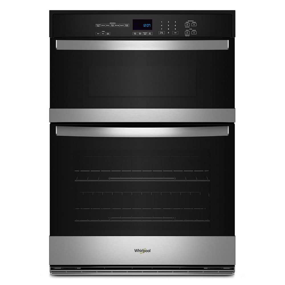 Whirlpool 30 in. Electric Wall Oven & Microwave Combo in. Stainless Steel