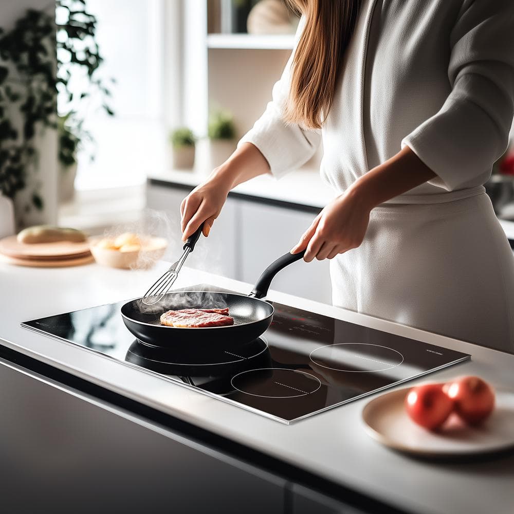 30 Inch Black Ceramic Induction Cooktop with Touch Control