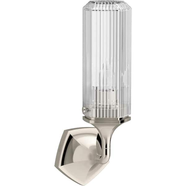 Occasion 1-Light Polished Nickel Wall Sconce