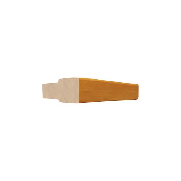 Home Decorators Collection Newport Grayson 96 in. W x 2 in. D x 0.75 in. H Solid Wood Kitchen Cabinet Stack T Molding in Cinnamon