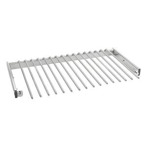 29.75 in. x 3 in. Chrome Pull-Out Pants Garment Rack with Full-Extension Slides