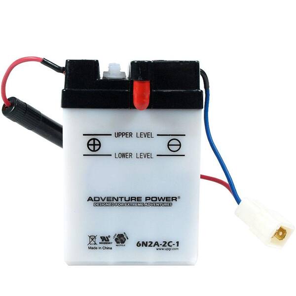 UPG Conventional Wet Pack 1-Volt 2 Ah Capacity W Terminal Battery