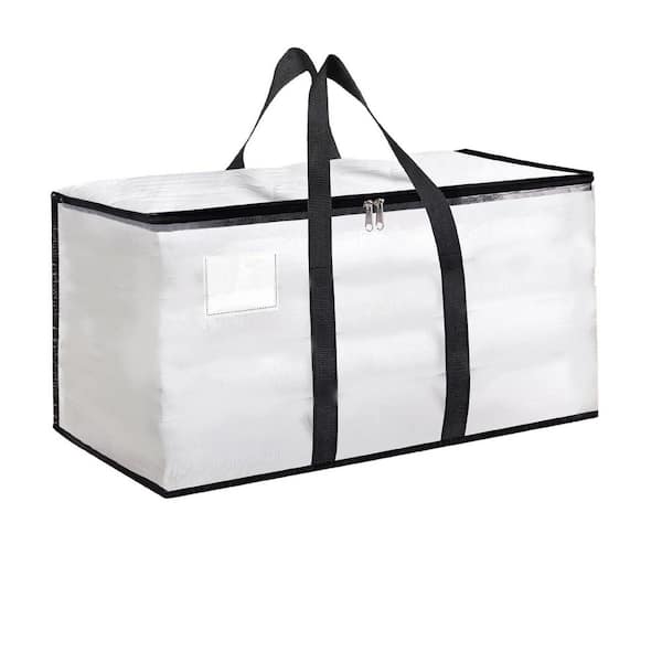 Heavy Duty Extra Large Moving Bags with Reinforced Handle and Double Zipper, 60 lb. Capacity, 29 L x 14 W x 14 H, 6-Pack