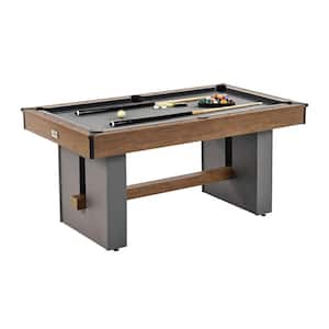 5.5 ft. Urban Drop Pocket Table With Pool Ball and Cue Stick Set, Perfect for Game Rooms
