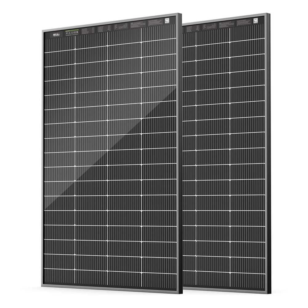 2 pcs Bifacial 200W N-Type 16BB Monocrystalline Solar Panel 400W Compact Lightweight Backup Power for RV Cabin price history on PriceWatchPro