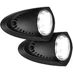 Attwood Black LED Docking Lights, 2.8 in. x 4.5 in. 6523BK7 - The Home ...