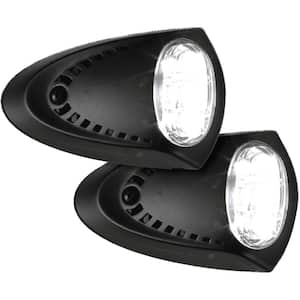 Black LED Docking Lights, 2.8 in. x 4.5 in.